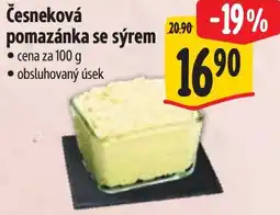 Albert Česneková pomazánka se sýrem nabídka