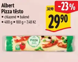 Albert Albert Pizza těsto nabídka