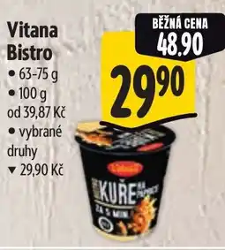 Albert Vitana Bistro nabídka