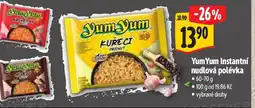 Albert Yum Yum Instantní nudlová polévka nabídka