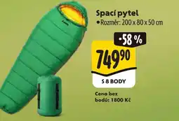 Albert Spací pytel nabídka