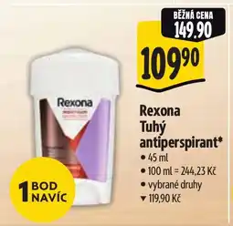 Albert Rexona Tuhý antiperspirant nabídka