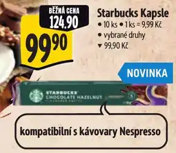 Albert Starbucks Kapsle nabídka
