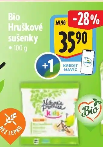 Albert Bio Hruškové sušenky nabídka