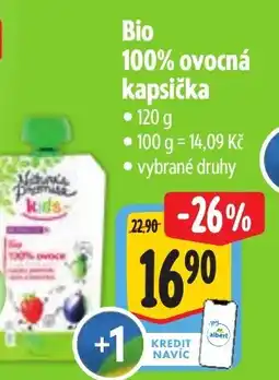 Albert Bio 100% ovocná kapsička nabídka