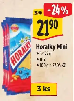 Albert Horalky Mini nabídka