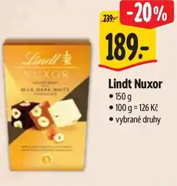 Albert Lindt Nuxor nabídka
