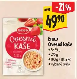 Albert Emco Ovesná kaše nabídka