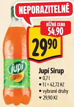 Albert Jupí Sirup nabídka