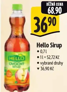Albert Hello Sirup nabídka