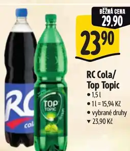 Albert RC Cola/ Top Topic nabídka