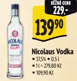 Albert Nicolaus Vodka nabídka