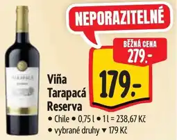 Albert Viña Tarapacá Reserva nabídka