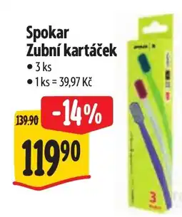 Albert Spokar Zubní kartáček nabídka