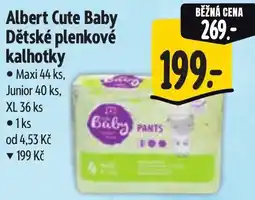 Albert Albert Cute Baby Dětské plenkové kalhotky nabídka