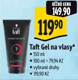Albert Taft Gel na vlasy nabídka