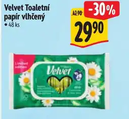 Albert Velvet Toaletní papír vlhčený nabídka