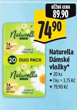 Albert Naturella Dámské vložky nabídka