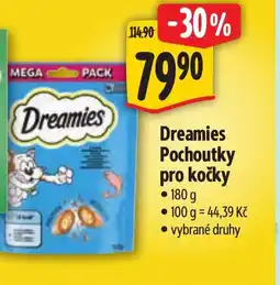 Albert Dreamies Pochoutky pro kočky nabídka