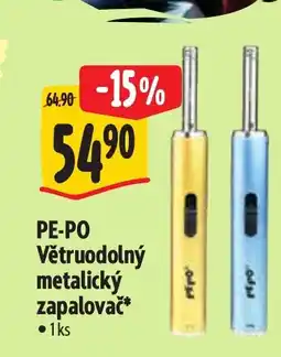 Albert PE-PO Větruodolný metalický zapalovač nabídka