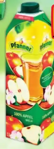 Albert Pfanner 100% džus nabídka
