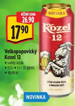 Albert Velkopopovický Kozel 12 nabídka