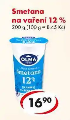 CBA Smetana na vaření 12 % nabídka