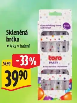 Albert Skleněná brčka nabídka