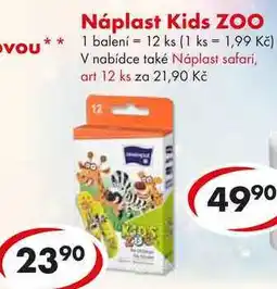 CBA Náplast Kids ZOO, 12 ks nabídka