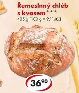 CBA Řemeslný chléb s kvasem nabídka