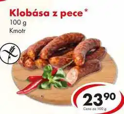 CBA Klobása z pece nabídka