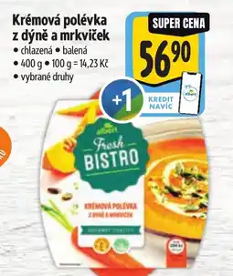 Albert Krémová polévka z dýně a mrkviček nabídka