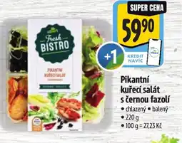 Albert Pikantní kuřecí salát s černou fazolí nabídka
