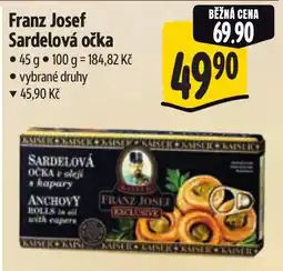 Albert Franz Josef Sardelová očka nabídka