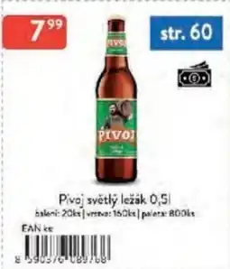 Qanto Pivoj světlý ležák nabídka