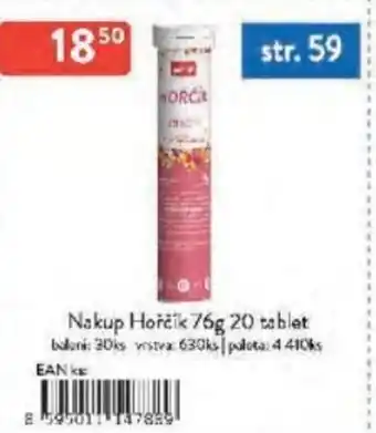 Qanto Nakup Hořčík 20 tablet nabídka