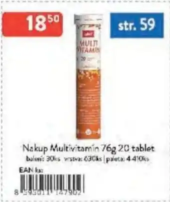 Qanto Nakup Multivitamin 20 tablet nabídka