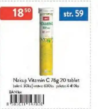 Qanto Nakup Vitamin C 20 tablet nabídka
