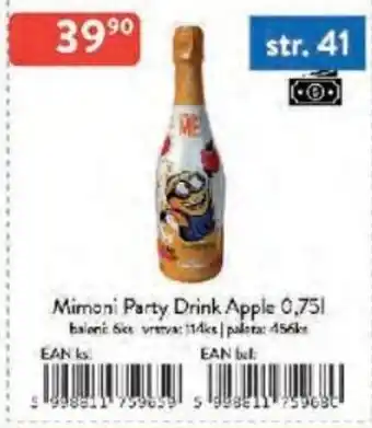 Qanto Mimoni Party Drink Apple nabídka