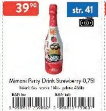Qanto Mimoni Party Drink Strawberry nabídka