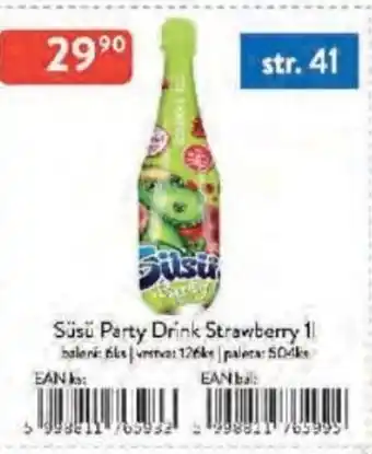 Qanto Süsü Party Drink Strawberry nabídka