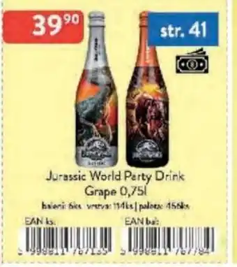 Qanto Jurassic World Party Drink Grape nabídka