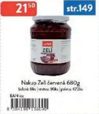 Qanto Nakup Zeli červené nabídka