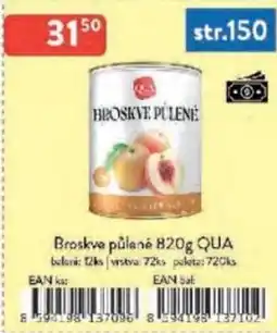 Qanto Broskve půlené QUA nabídka
