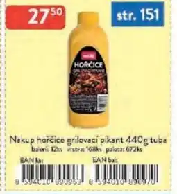 Qanto Nakup hořčice grilovací pikant tube nabídka