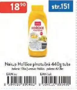 Qanto Nakup Hořčice plnotučná tuba nabídka