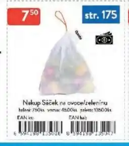 Qanto Nakup Sáček na ovoce/zeleninu nabídka