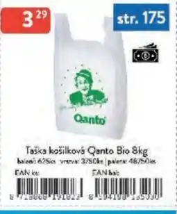 Qanto Taška košilková Qanto Bio nabídka