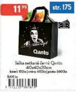 Qanto Taška netkaná černá Qanto nabídka