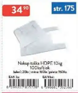 Qanto Nakup taška HDPE nabídka